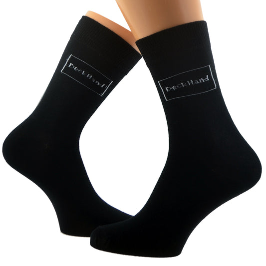 Nautical Deck Hand Cotton Socks| Ashton and Finch