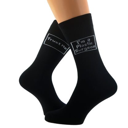 Trust Me I’m A Plastic Surgeon Cotton Rich Socks| Ashton and Finch