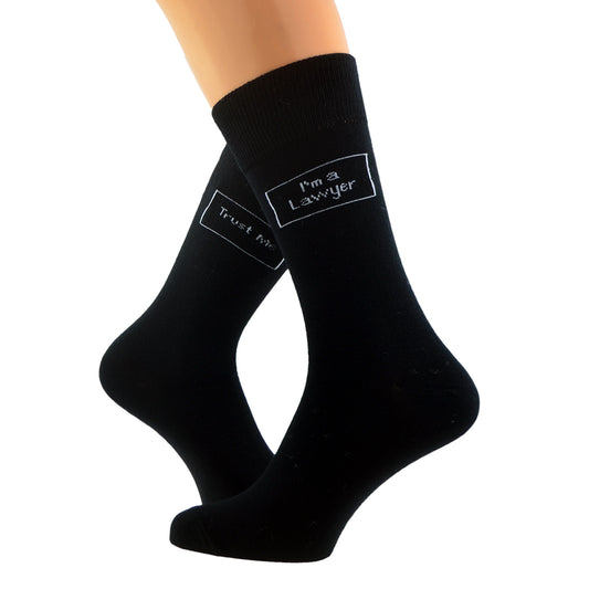 Trust Me I’m A Lawyer Cotton Rich Socks| Ashton and Finch