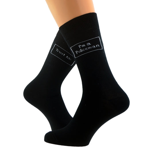 Trust Me I’m A Policeman Cotton Rich Socks| Ashton and Finch