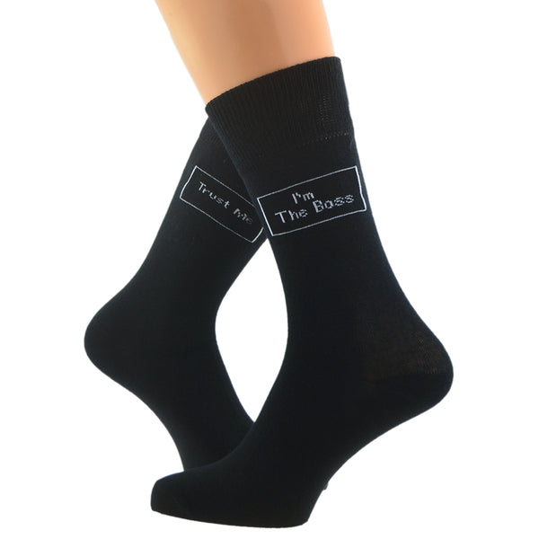 Boss Socks Trust Me Work Design