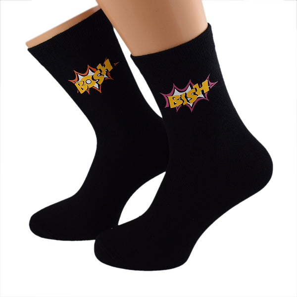 Comic Socks Slogan Design