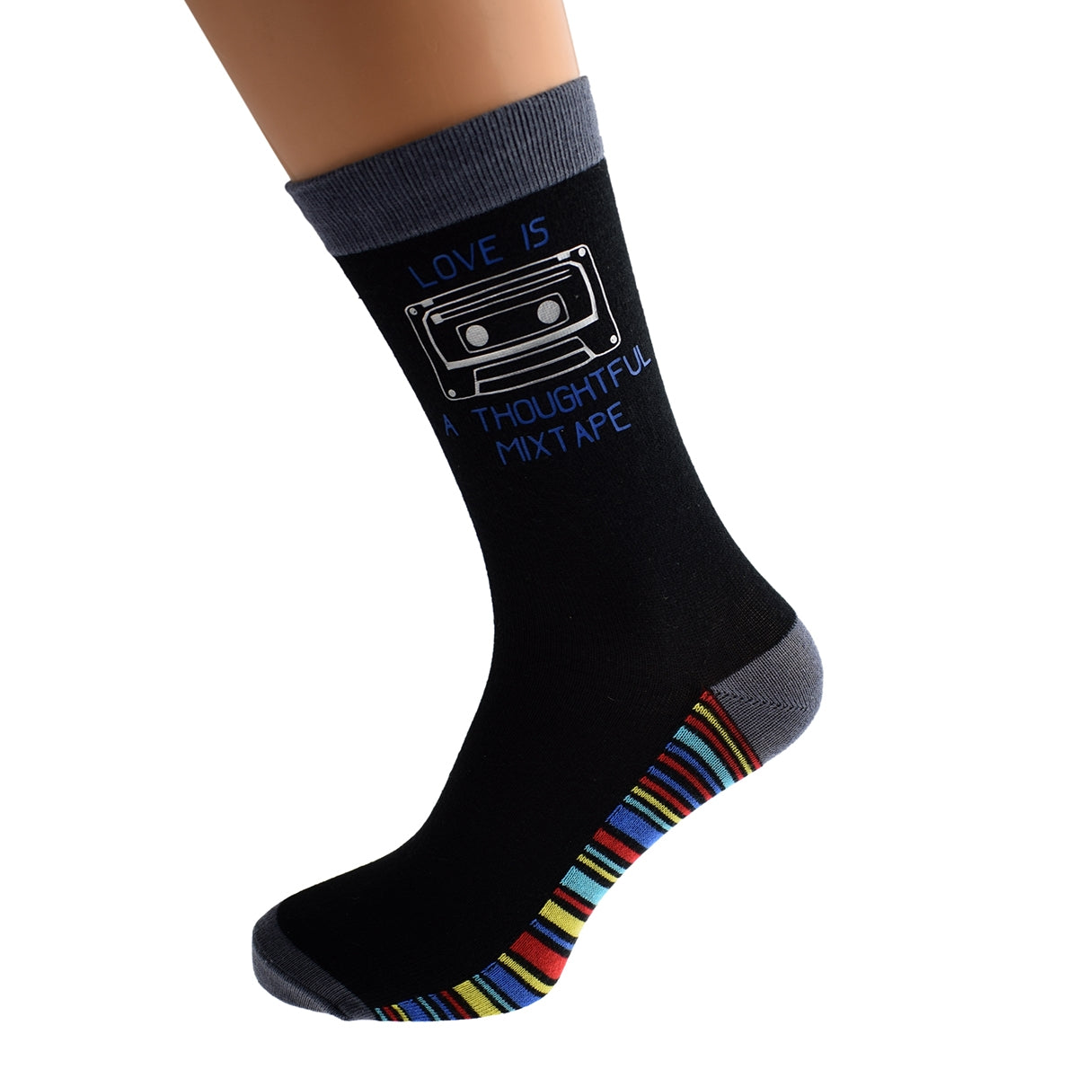 Love Is A Thoughtful Mixtape Mens Socks| Ashton and Finch