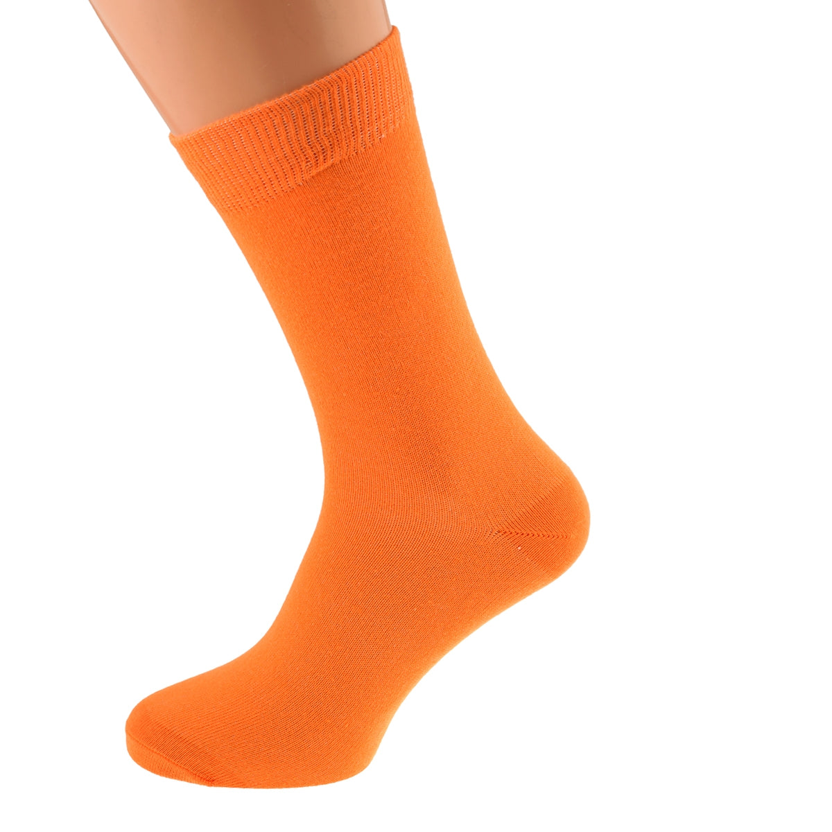 Peach Orange Mens Plain Socks| Ashton and Finch