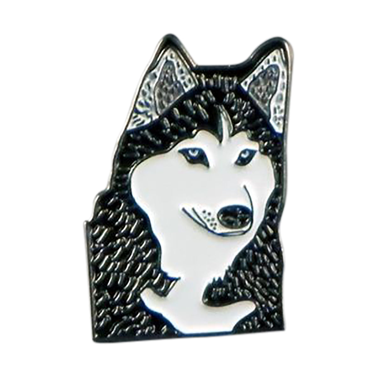 Husky Pet Dog Metal Enamel Lapel Pin Badge