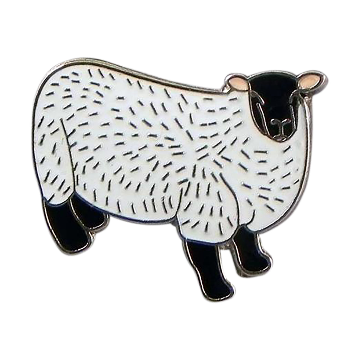 Sheep Farm Animal Metal Enamel Lapel Pin Badge