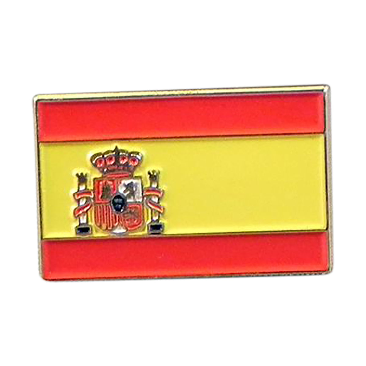 Spain Spanish Flag Metal Enamel Lapel Pin Badge
