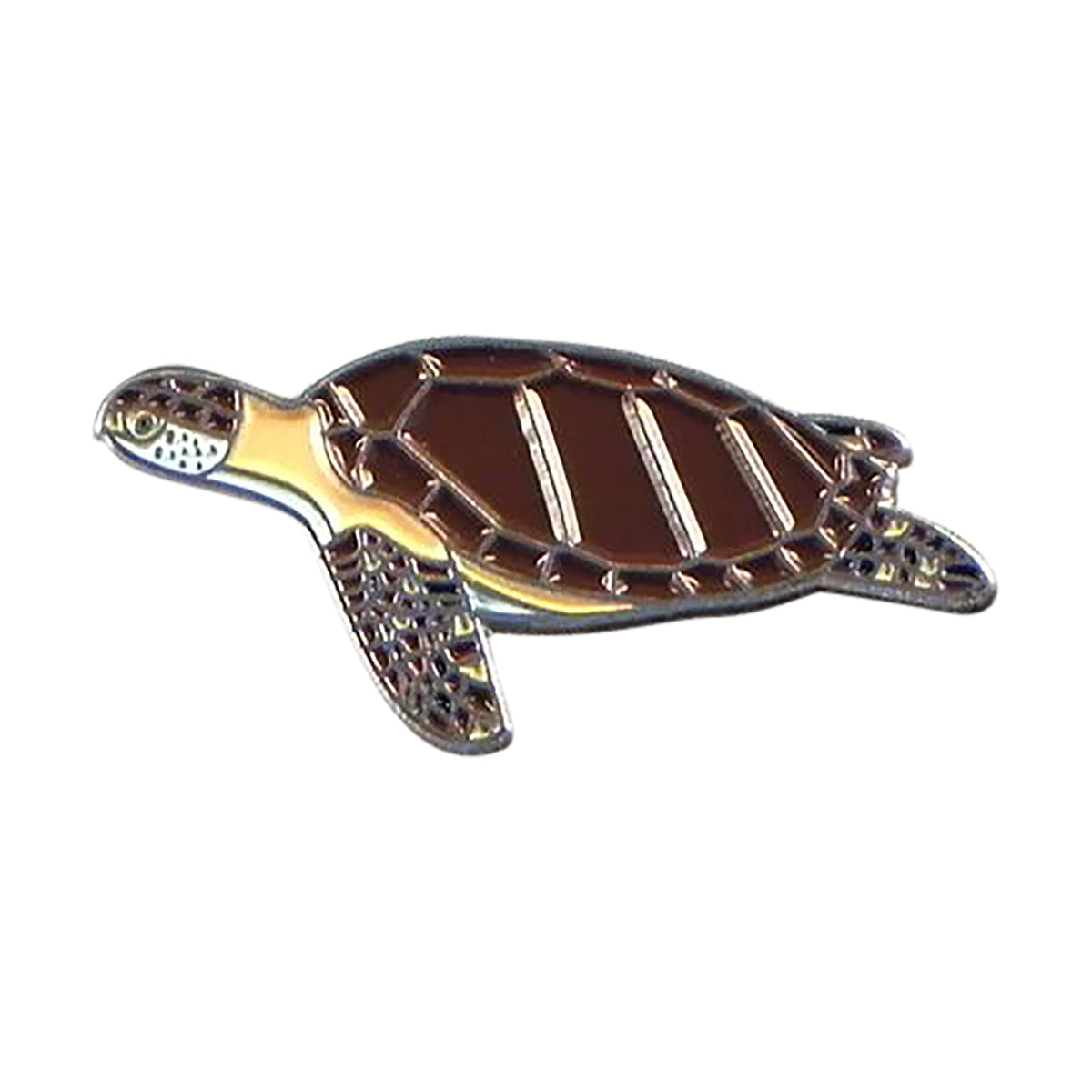 Marine Turtle Metal Enamel Lapel Pin Badge