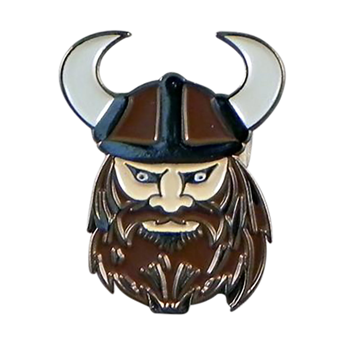 Viking Warrior Head Metal Enamel Lapel Pin Badge