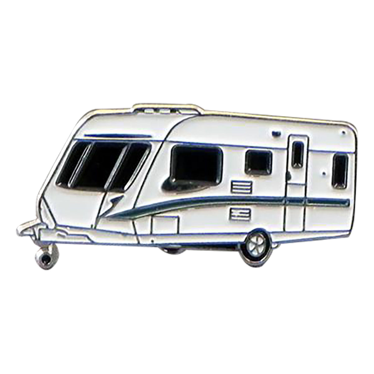 Caravan Metal Enamel Lapel Pin Badge