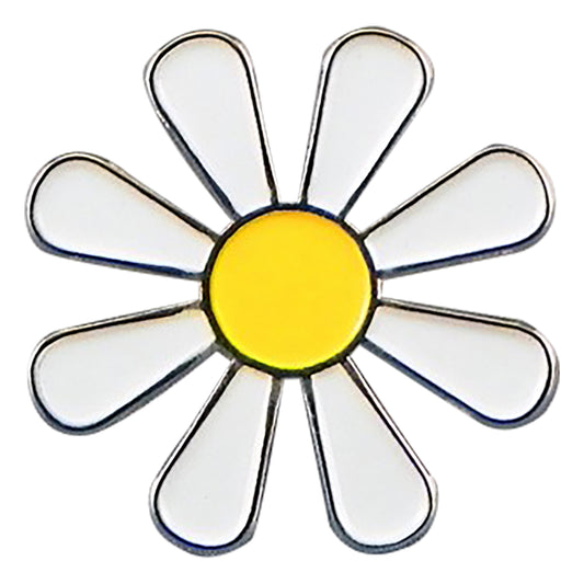 Daisy Garden Flower Metal Enamel Lapel Pin Badge