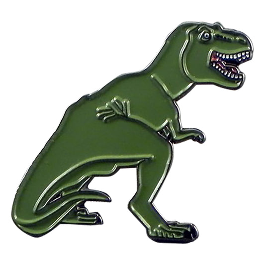 T Rex Dinosaur Fossil Museum Metal Enamel Lapel Pin Badge