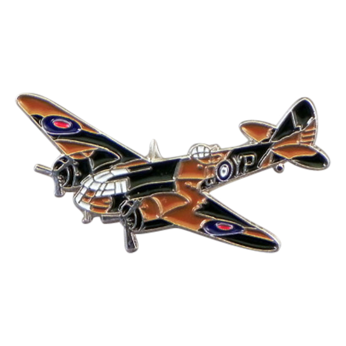 Bristol Blenheim Bomber Military Aeroplane Metal Enamel Lapel Pin Badge