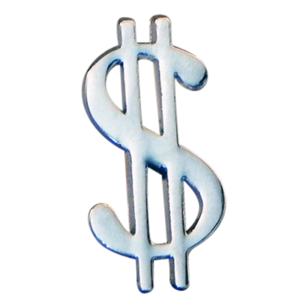 $ Dollar Symbol Money Metal Enamel Lapel Pin Badge
