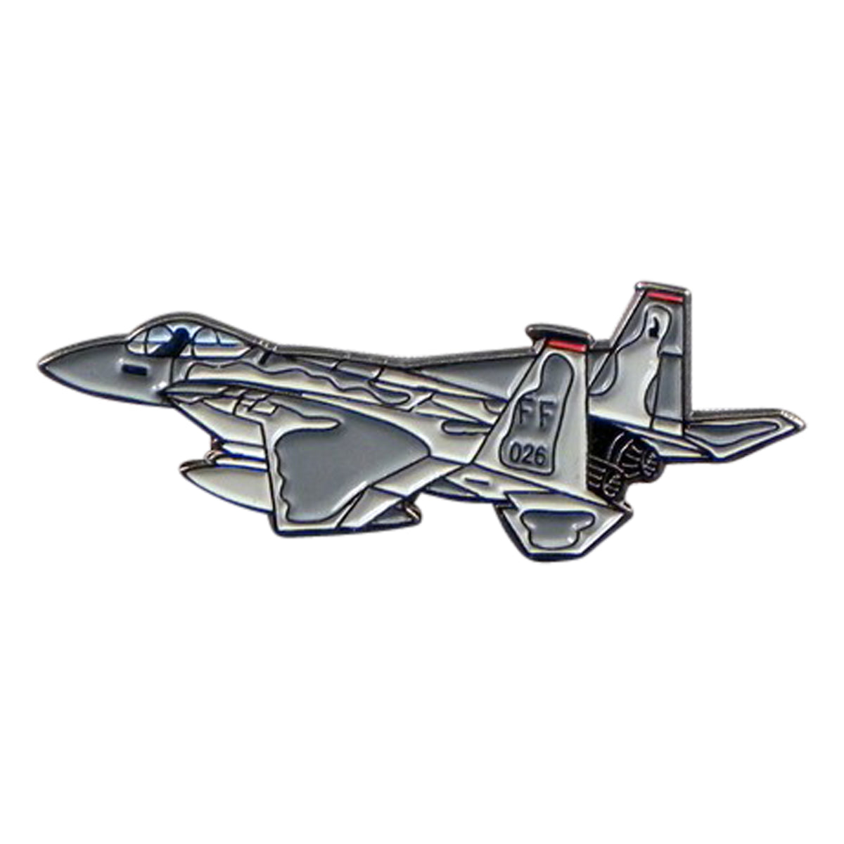 F15 Military War Aeroplane Metal Enamel Lapel Pin Badge
