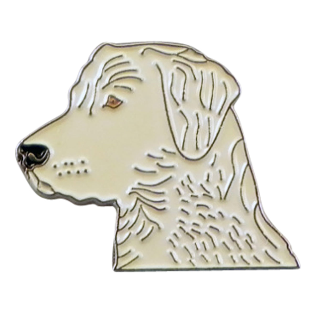 Labrador Pet Dogs Head Metal Enamel Lapel Pin Badge