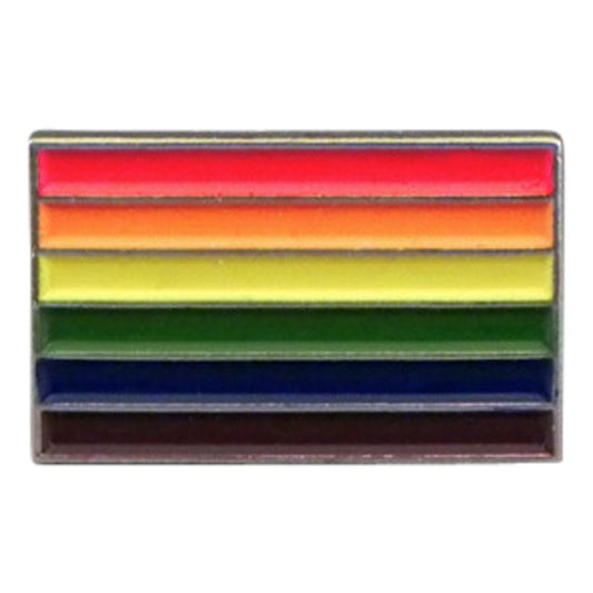 Same Sex LGBT rainbow Flag Metal & Enamel Lapel pin Badge