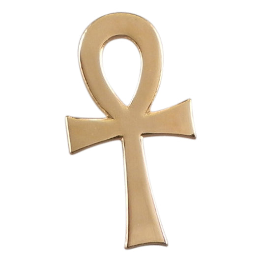 Egyptian Ankh Golden Cross Metal Enamel Lapel Pin Badge