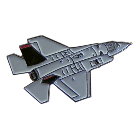 F35 Military Aircraft Aeroplane Metal Enamel Lapel Pin Badge