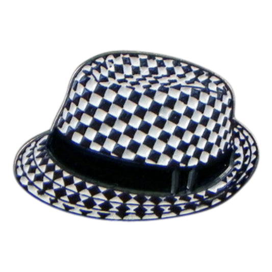 Music, Ska Hat Metal Enamel Lapel Pin Badge