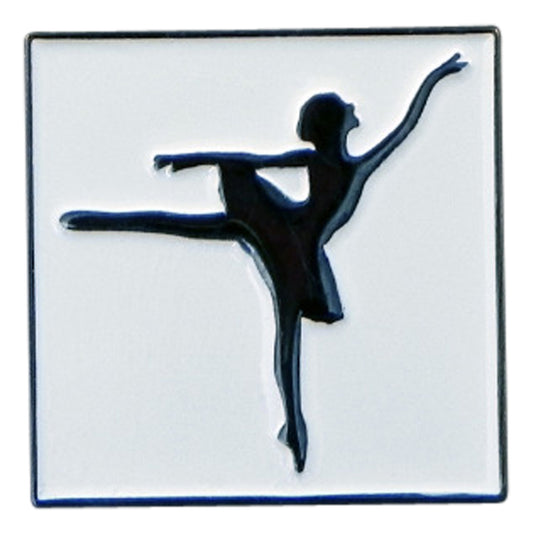 Ballet Dancer Ballerina Metal Enamel Lapel Pin Badge