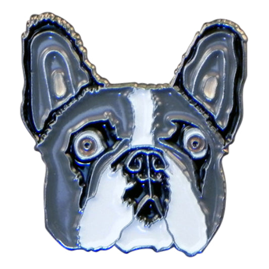 French Bulldog Dog Pet Metal Enamel Lapel Pin Badge