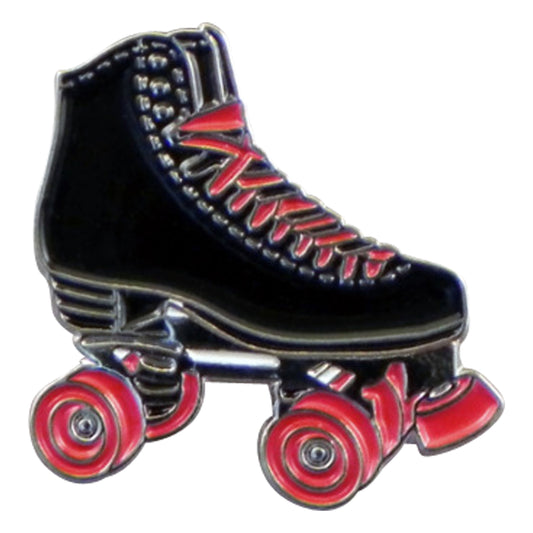 Retro Roller Skate Metal Enamel Lapel Pin Badge