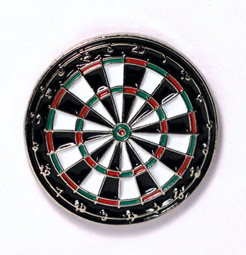 Dartboard Sports Metal Enamel Lapel Pin Badge