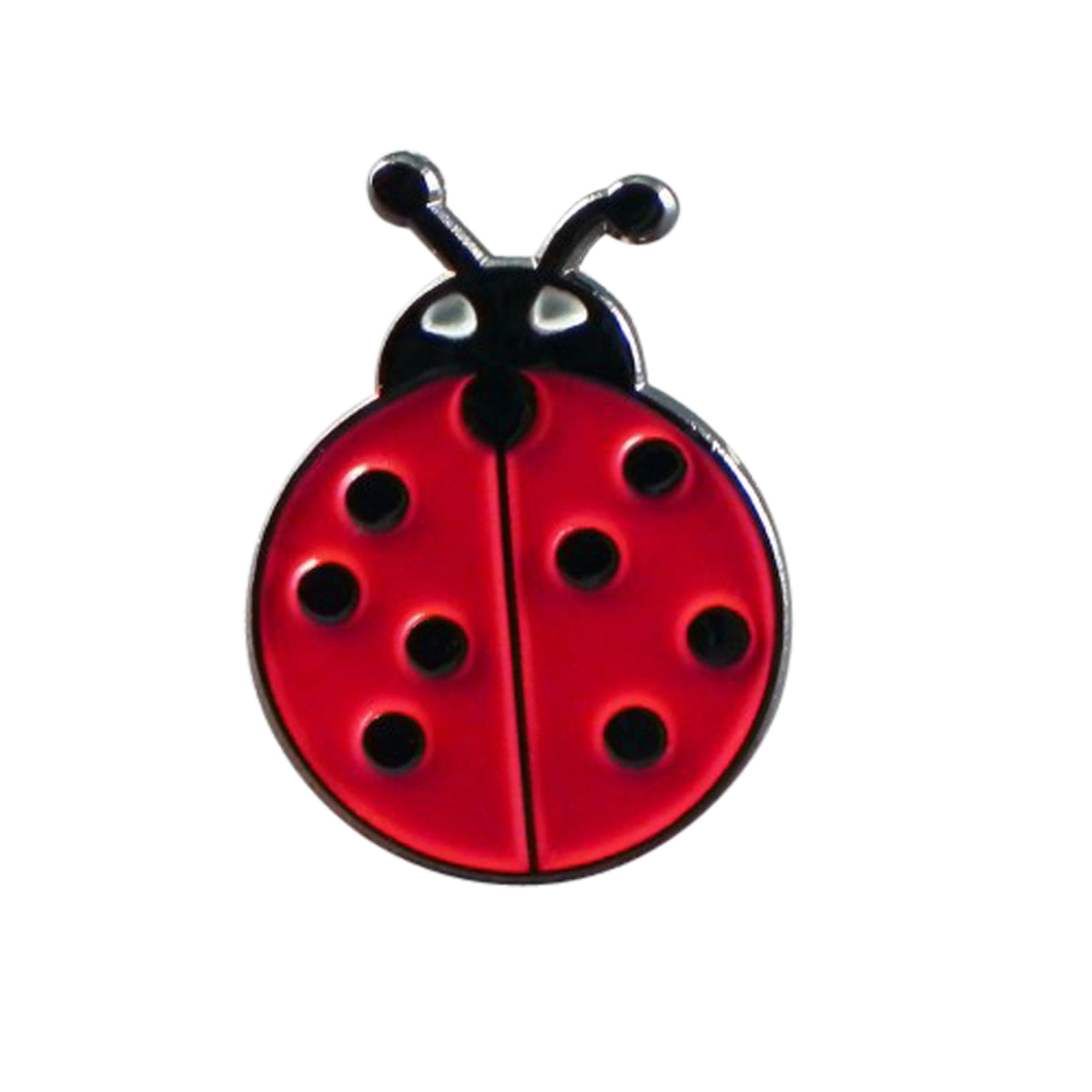 Garden Ladybird Insect Bug Metal Enamel Lapel Pin Badge