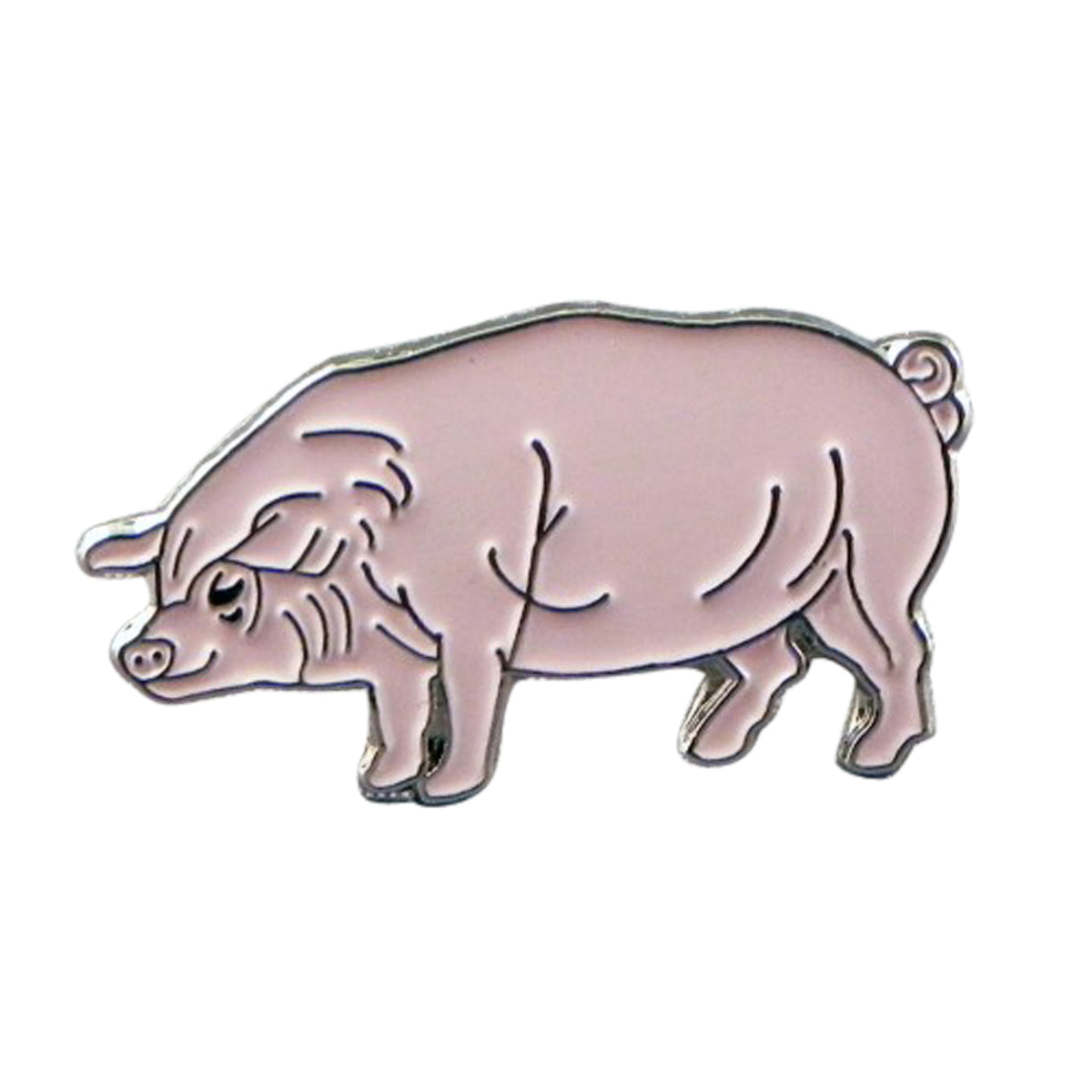 Farm Pig Metal Enamel Lapel Pin Badge