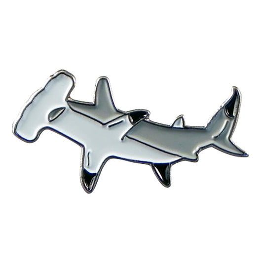 Hammerhead Shark Metal Enamel Lapel Pin Badge