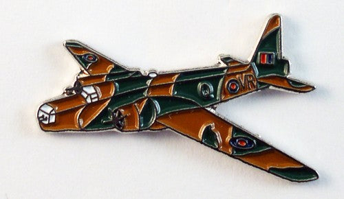 Wellington Bomber War Plane Aeroplane Metal Enamel Lapel Pin Badge