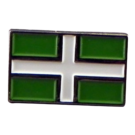 Devonshire Devon Flag Metal Enamel Lapel Pin Badge