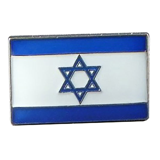 Israel Flag Metal Enamel Lapel Pin Badge