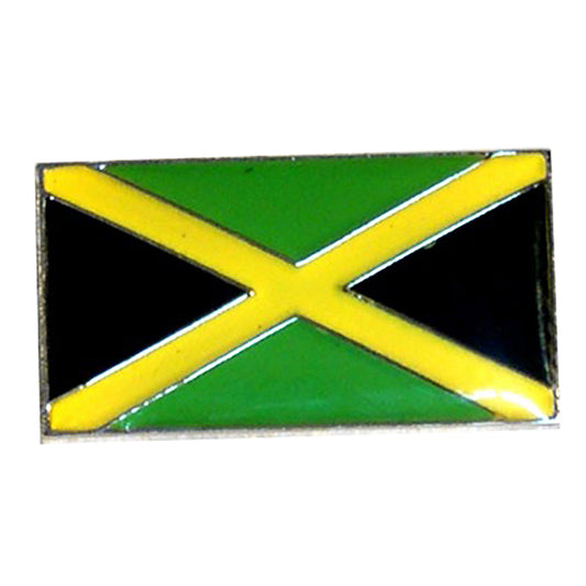 Jamaica Jamaican Flag Metal Enamel Lapel Pin Badge
