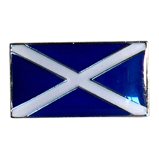 Scotland, Scottish Saltire Flag Metal Enamel Lapel Pin Badge