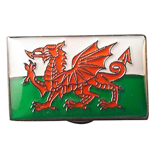 Wales, Welsh Red Dragon Flag Metal Enamel Lapel Pin Badge