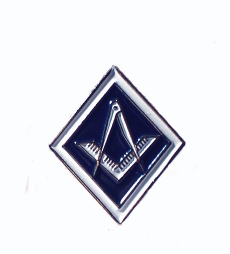 Masonic Freemason Motif Metal Enamel Lapel Pin Badge
