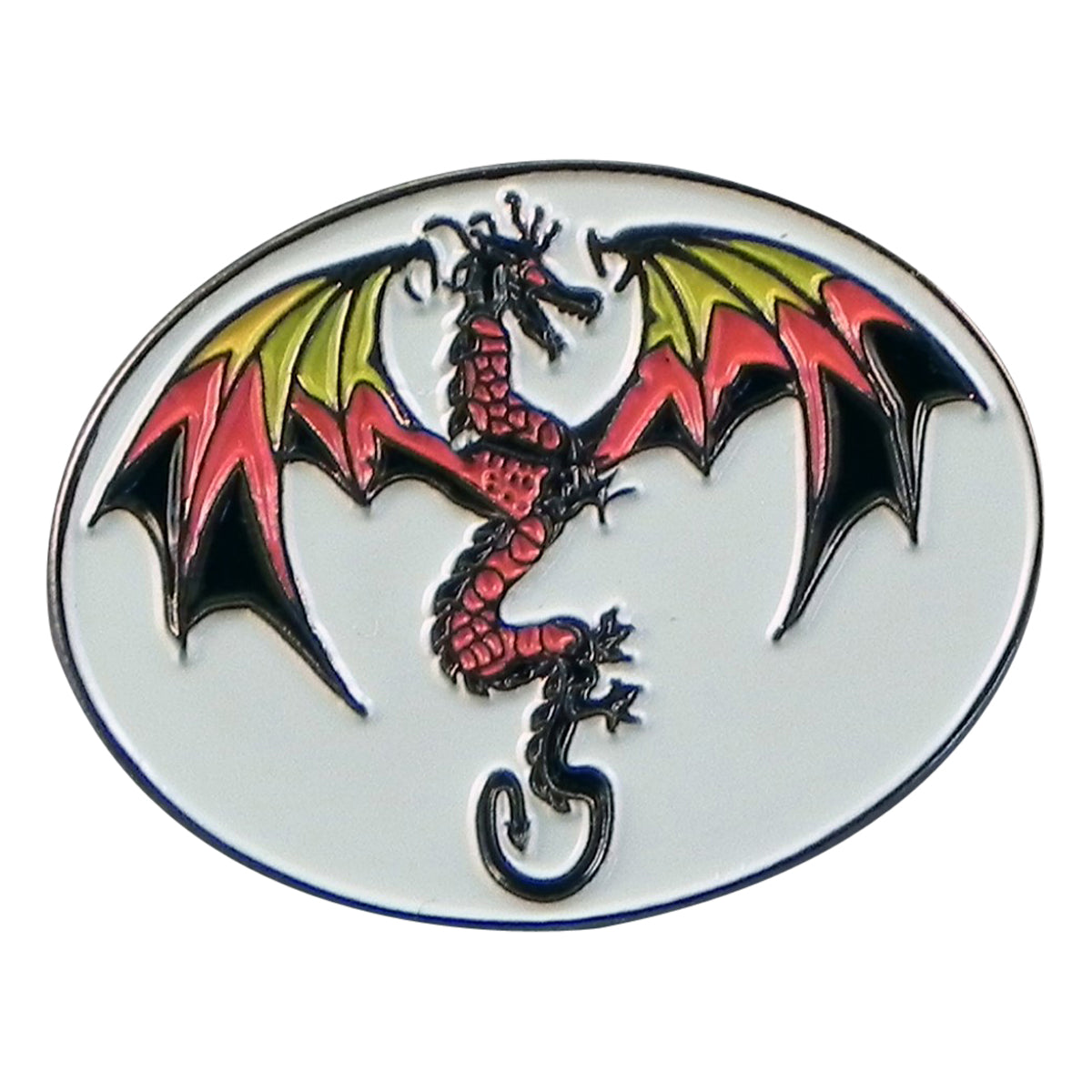 Mythical Dragon Monster Metal Enamel Lapel Pin Badge