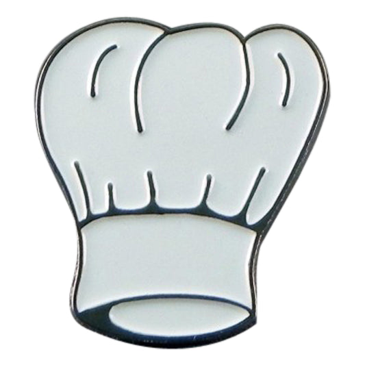 Chefs Hat cooking Metal Enamel Lapel Pin Badge