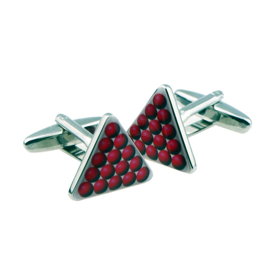 Snooker Balls in Triangle Design Cufflinks - (X2AJ443) | Ashton and Finch