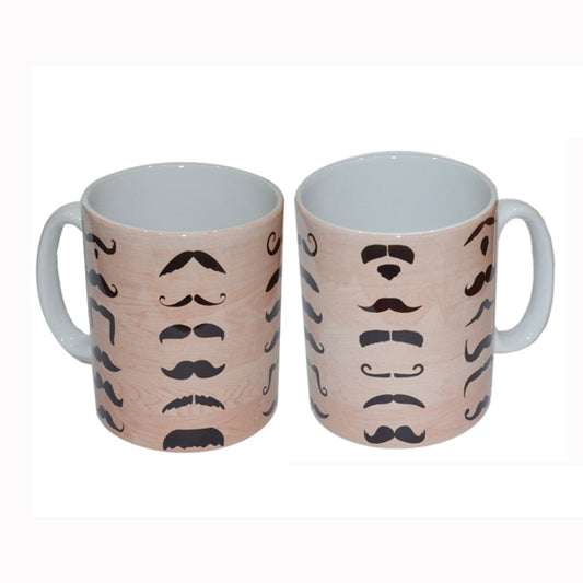 Moustache Mug – Stylish Multi Design Coffee Cup | Ashton and Finch