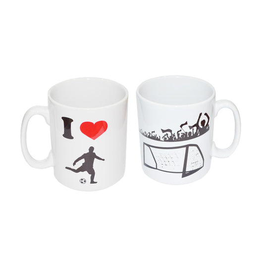 Football Mug – I Love Football Full Wrap Coffee Cup | Ashton and Finch