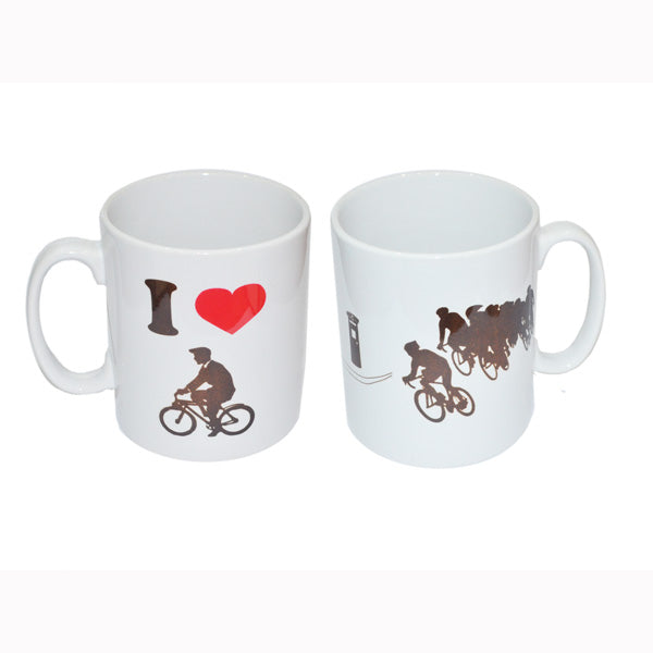 Cycling Mug – I Love Cycling Full Wrap Coffee Cup | Ashton and Finch