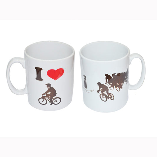 Cycling Mug – I Love Cycling Full Wrap Coffee Cup | Ashton and Finch