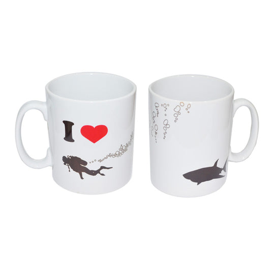 Diving Mug – I Love Diving Full Wrap Coffee Cup | Ashton and Finch