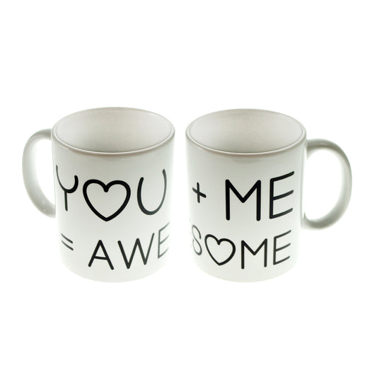 Romantic Mug – You and Me Equals Awesome Cup | Ashton and Finch