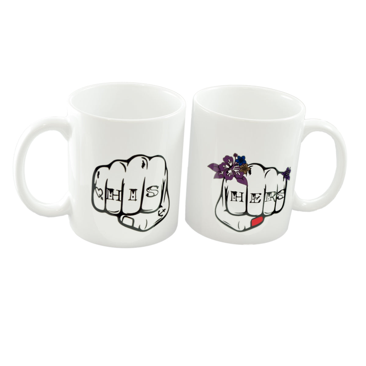 His and Hers Mug Set – Contemporary Twin Cups | Ashton and Finch