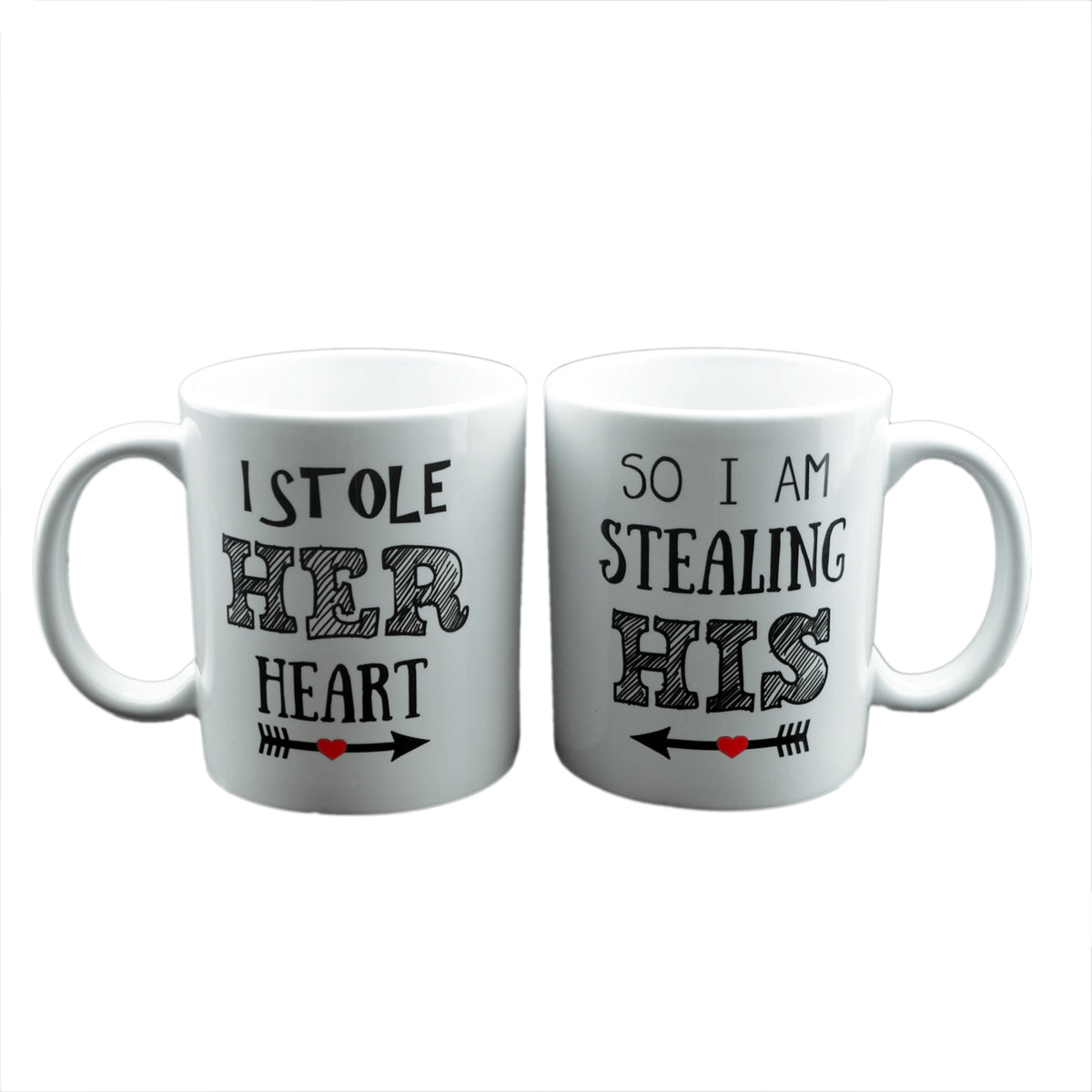 Couples Mug Set – I Stole Her Heart and Stealing His | Ashton and Finch