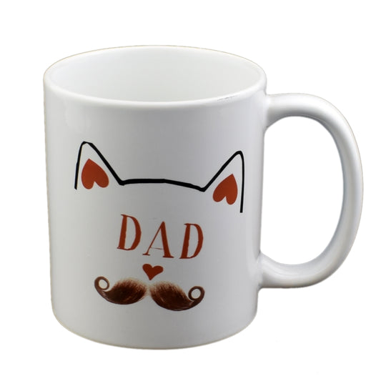 Dad Mug – Pet and Moustache Novelty Cup | Ashton and Finch